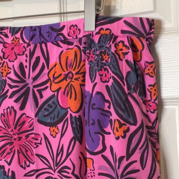 Vintage Fresh Produce long Avery Sketched Floral XXL skirt Flamingo pink in EUC - Picture 2 of 7